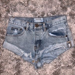 One Teaspoon Denim Shorts